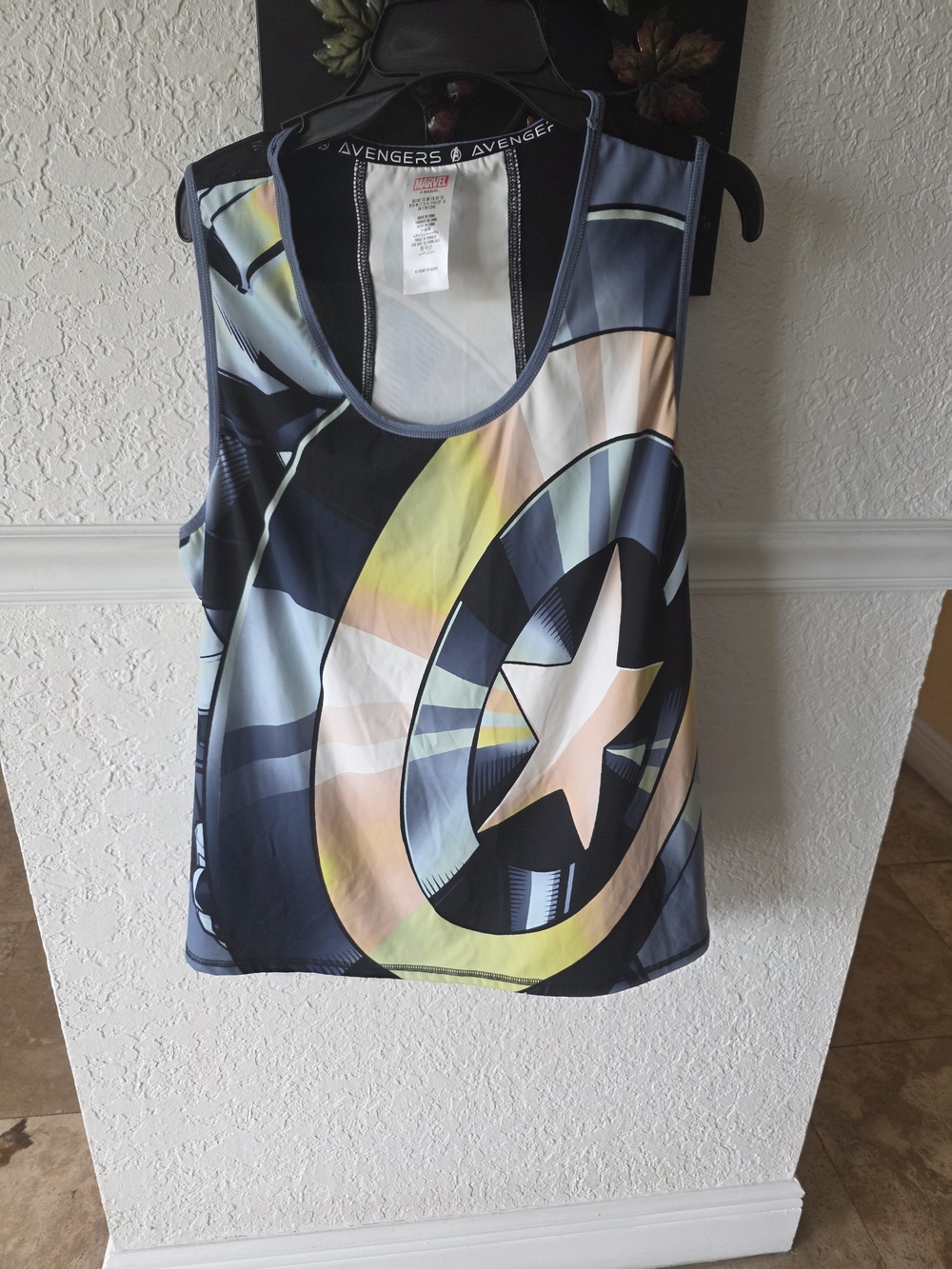 Marvel White Tank Top with Red Logo - Picture 3 of 8